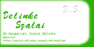 delinke szalai business card
